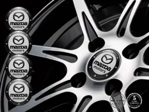 Mazda Radplaketten Marke Harz-Dome-Edition